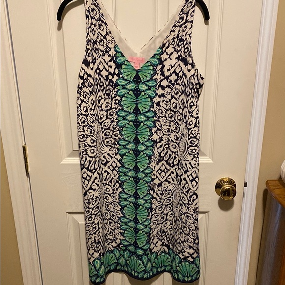 Lilly Pulitzer Dresses & Skirts - Lilly Pulitzer Vibrant Blue and Green Dress S